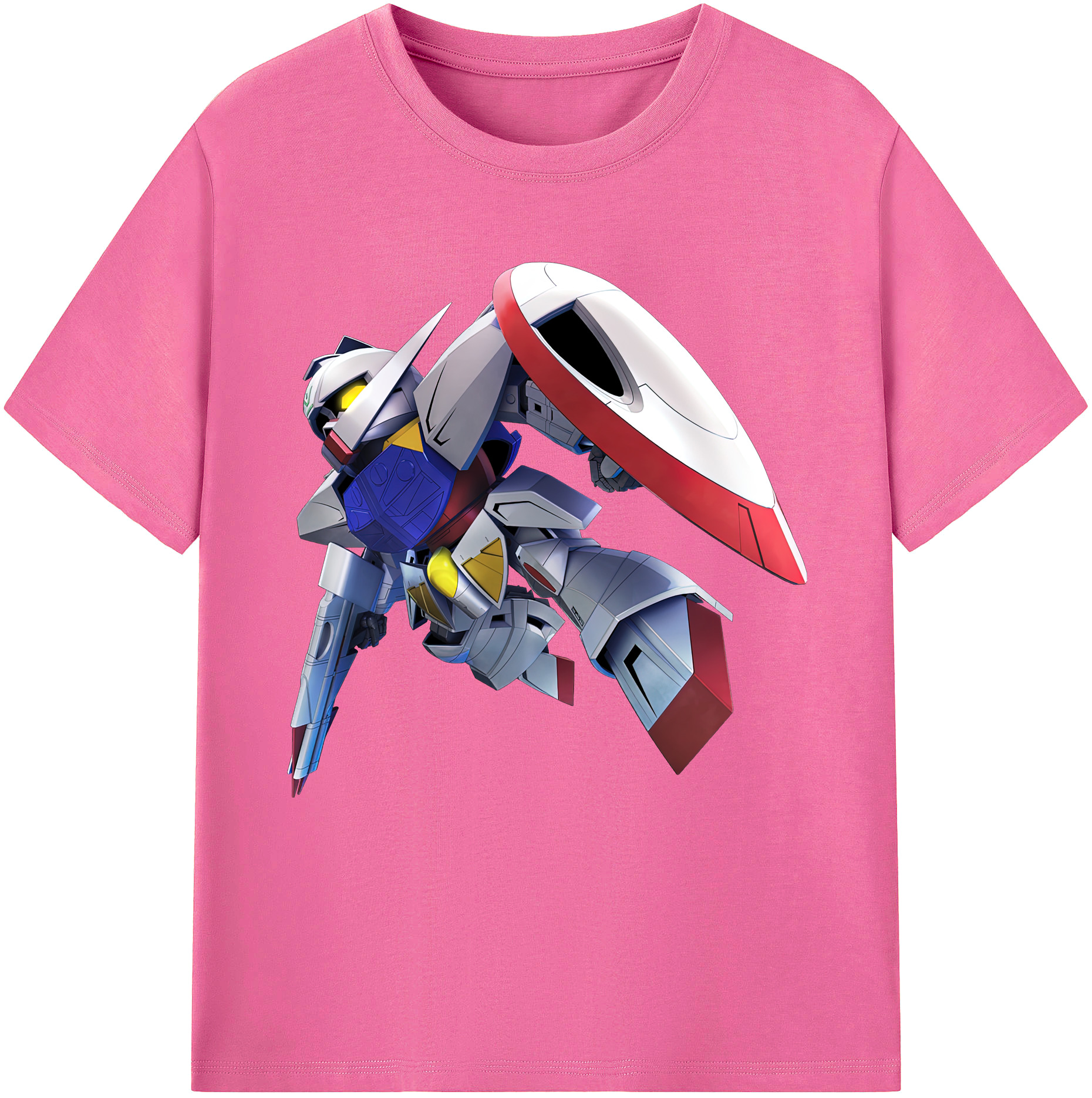 （画像用） 機動戦士ガンダム Mobile Suit Gundam レディースカジュアルプリントTシャツ（綿100％）